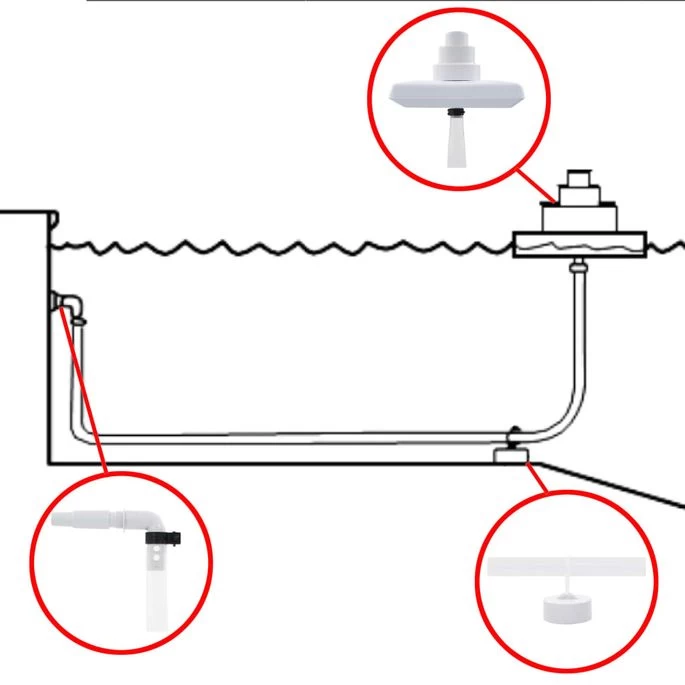 Ensemble De Fontaine De Piscine 13 Pcs Blanc – Image 12