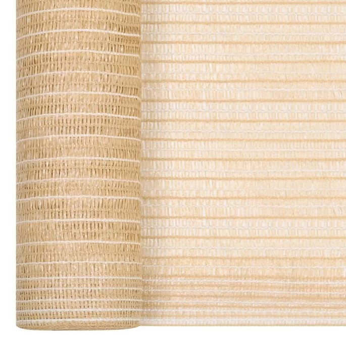 Filet Brise-vue Beige 1x25 M PEHD 75 G/m² – Image 2