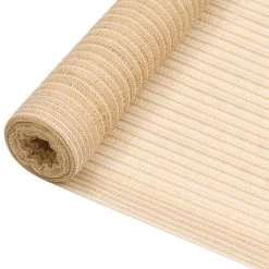 Filet Brise-vue Beige 2x25 M PEHD 195 G/m²