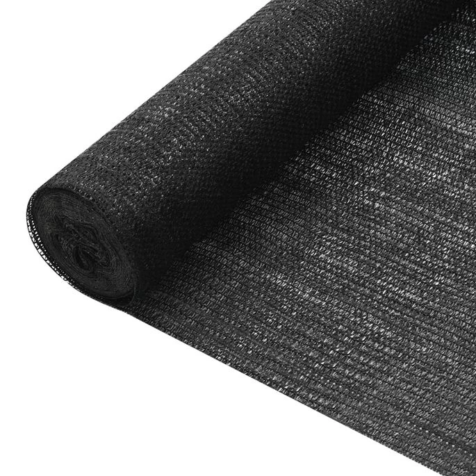 Filet Brise-vue Noir 2x50 M PEHD 75 G/m²