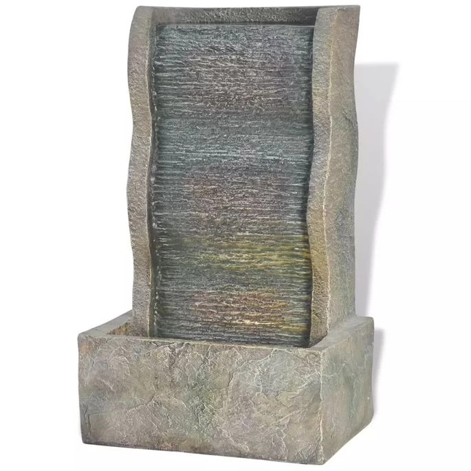 Fontaine D'intérieur Avec Lampe LED Polyrésine 5 – Image 3