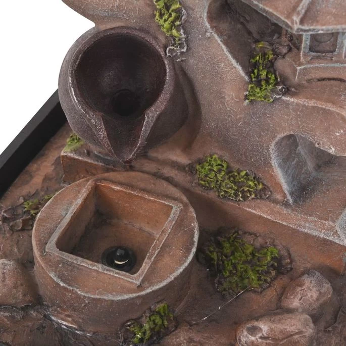 Fontaine D'intérieur Avec Lampe LED Polyrésine 4 – Image 5