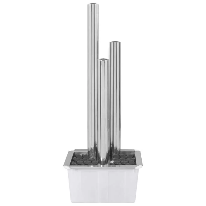 Fontaine De Jardin Argenté 48x34x123 Cm Acier Inoxydable – Image 5