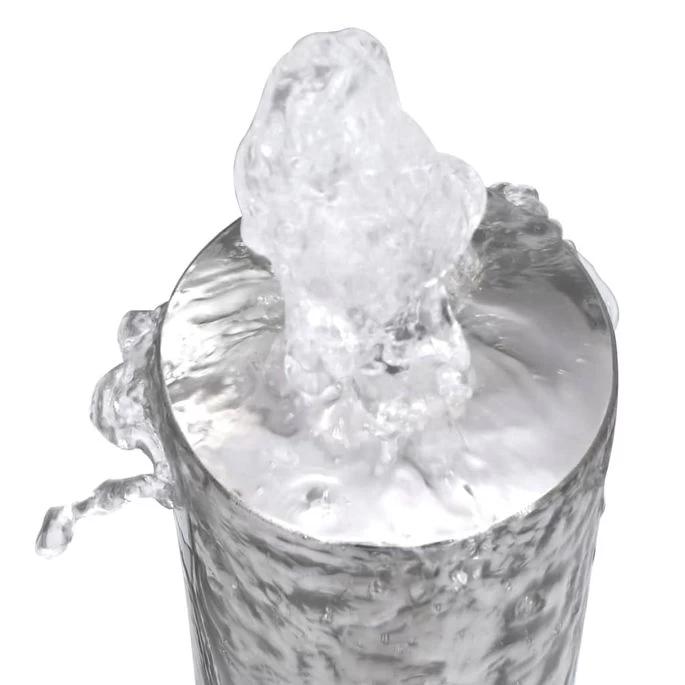 Fontaine De Jardin Argenté 48x34x88 Cm Acier Inoxydable – Image 9