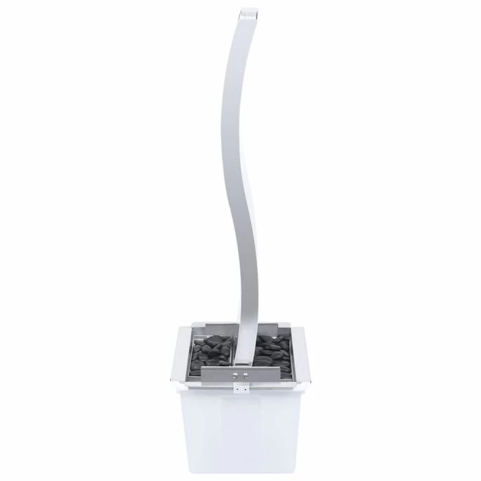 Fontaine De Jardin Avec Pompe Acier Inoxydable 90 Cm Courbé – Image 5