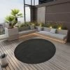 Gazon Artificiel Avec Picots Dia.170 Cm Anthracite Rond