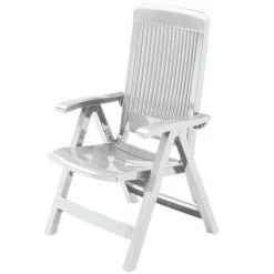 GROSFILLEX Fauteuil Dossier Réglable Fidji 3 - Blanc
