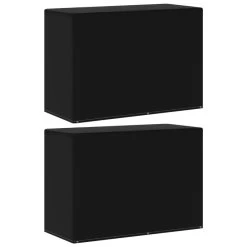 Housse De Meubles De Jardin 2pcs 6œillets Barbecue 180x80x125cm