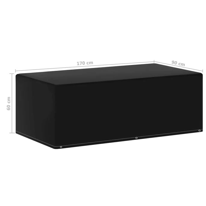 Housse De Meubles De Jardin 6 œillets Pour Barbecue 170x90x60cm – Image 5