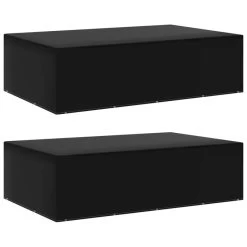 Housses De Salon De Jardin 2 Pcs 12 œillets 325x205x90 Cm