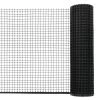 Maille De Clôture De Jardin PEHD 10x0,6 M Noir