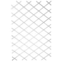 Nature Palissade De Jardin 50 X 150 Cm PVC Blanc