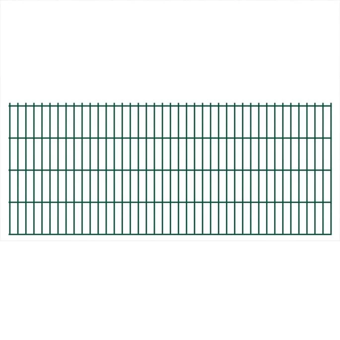 Panneaux De Clôture De Jardin 2D 2,008x0,83 M 42 M Total Vert