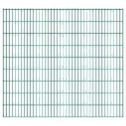 Panneaux De Clôture De Jardin 2D 2,008x1,83 M 50 M Total Vert