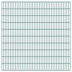 Panneaux De Clôture De Jardin 2D 2,008x2,03 M 16 M Total Vert