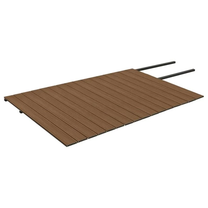 Panneaux De Terrasse Et Accessoires WPC Marron/gris 40 M² 4 M – Image 5