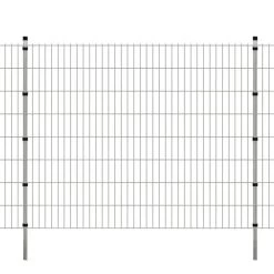 Panneaux Et Poteaux De Clôture 2D Pour Jardin 2008x1630 Mm 14 M