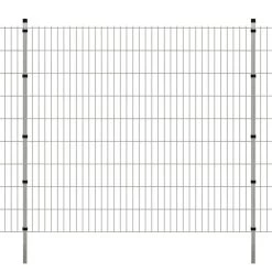 Panneaux Et Poteaux De Clôture 2D Pour Jardin 2008x1830 Mm 6 M 2