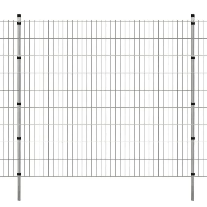 Panneaux Et Poteaux De Clôture 2D Pour Jardin 2008x1830 Mm 6 M 2