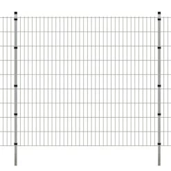 Panneaux Et Poteaux De Clôture 2D Pour Jardin 2008x2230 Mm 12 M