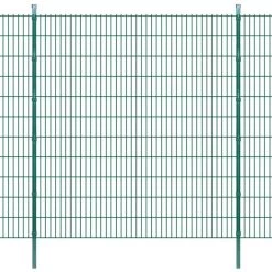 Panneaux Et Poteaux De Clôture 2D Pour Jardin 2008x2230 Mm 50 M