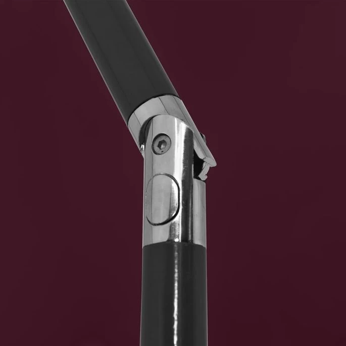 Parasol De Plage Rouge Bordeaux 200x125 Cm – Image 3