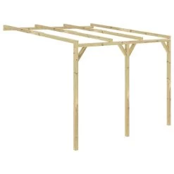 Pergola à Appentis 3 X 3 X 2,1 M Bois