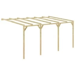Pergola à Appentis 5 X 3 X 2,1 M Bois