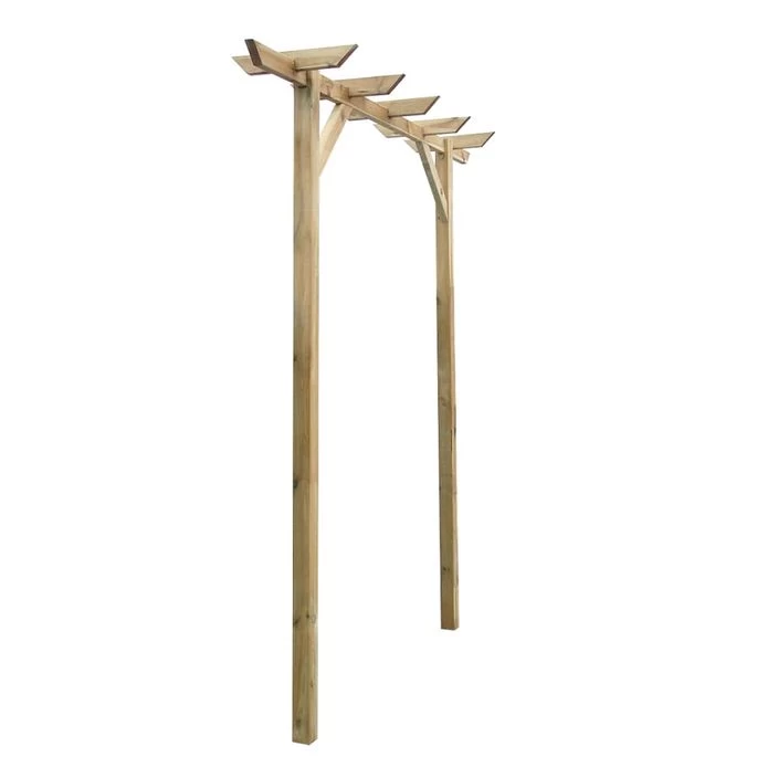 Pergola De Jardin 200 X 40 X 205 Cm Bois