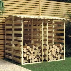 Pergolas Avec Toits 4 Pcs 100x90x200 Cm Bois De Pin Imprégné