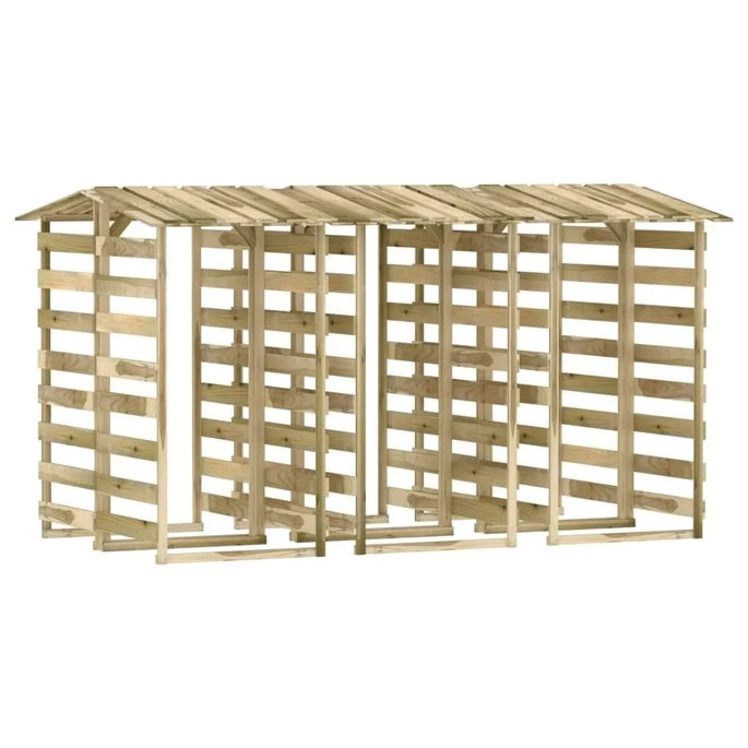 Pergolas Avec Toits 6 Pcs 100x90x200 Cm Bois De Pin Imprégné – Image 2