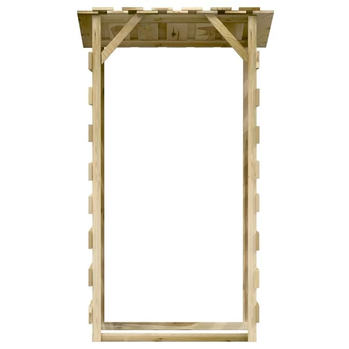 Pergolas Avec Toits 6 Pcs 100x90x200 Cm Bois De Pin Imprégné – Image 4