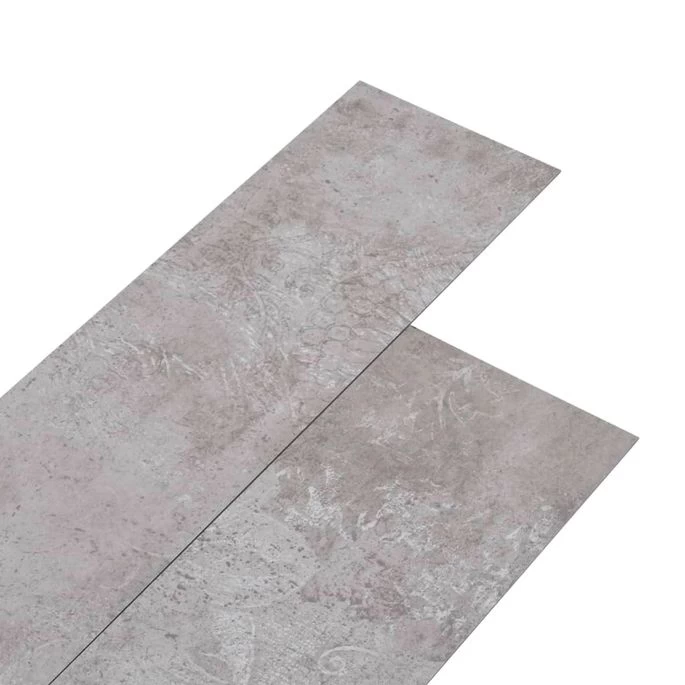 Planche De Plancher PVC Autoadhésif 5,21 M² 2 Mm Gris Terre – Image 2
