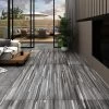 Planches De Plancher PVC 4,46 M² 3 Mm Gris Rayé