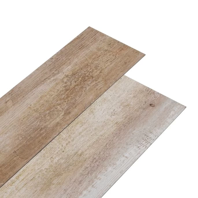 Planches De Plancher PVC 5,26 M² 2 Mm Délavage De Bois – Image 2