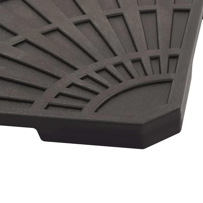 Plaque De Poids Pour Parasol Noir Forme D'éventail 14 Kg – Image 5