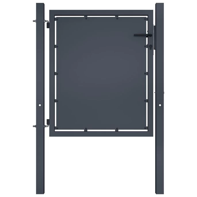 Portail De Jardin Acier 100 X 100 Cm Anthracite