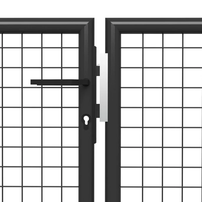 Portillon Acier 350x75 Cm Anthracite – Image 4