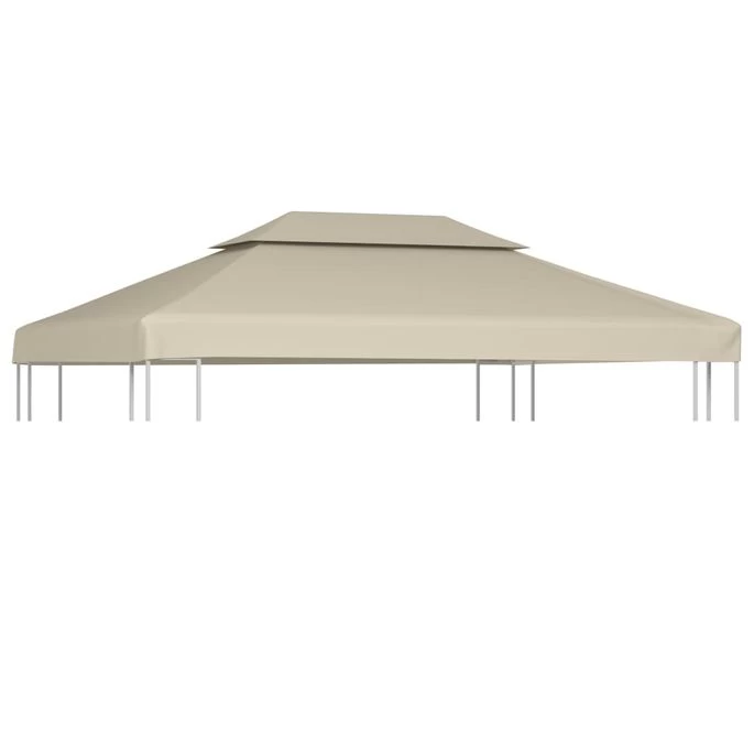 Recouvrement De Remplacement D'auvent 310 G/m² 3 X 4 M Beige