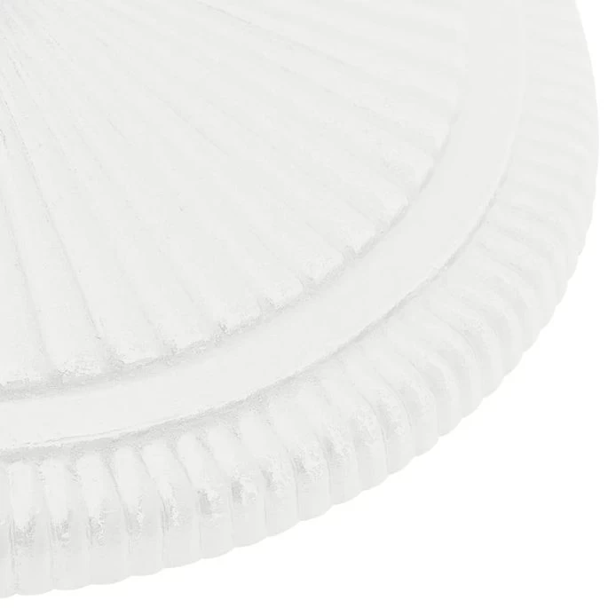 Socle De Parasol Blanc 45x45x30 Cm Fonte – Image 5