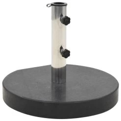 Socle De Parasol Granite 30 Kg Rond Noir 2