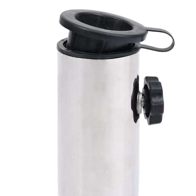 Socle De Parasol Gris Clair 45x25x8,3 Cm Granite – Image 5