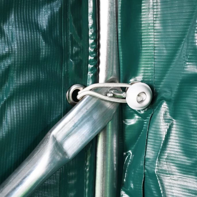 Tente De Garage Tissu PVC Vert – Image 2