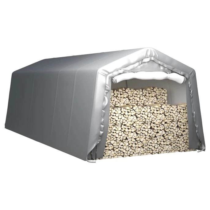 Tente De Rangement 300x750 Cm Acier Gris – Image 2