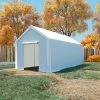 Tente De Rangement PE 3 X 6 M Blanc 2