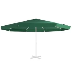 Tissu De Remplacement Pour Parasol D'extérieur Vert 500 Cm