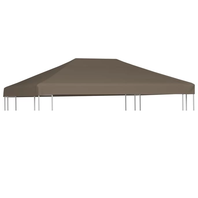 Toile Supérieure De Gazebo 310 G/m² 3x3 M Taupe