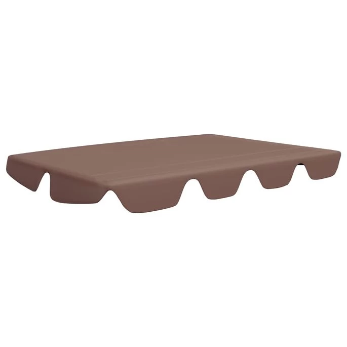Toit De Rechange De Balançoire Marron 150/130x70/105cm 270 G/m² – Image 2