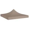Toit De Tente De Réception 2x2 M Taupe 270 G/m²