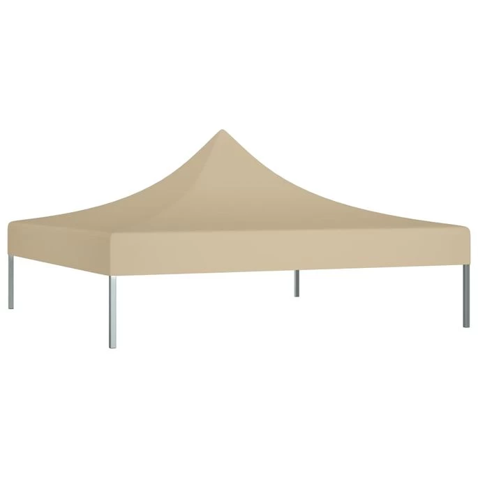 Toit De Tente De Réception 3x3 M Beige 270 G/m² – Image 2